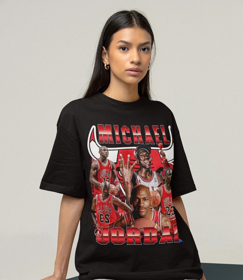 Michael Jordan T-Shirt, Vintage Basketball Hoodie, Chicago Bulls Tee, Retro Jordan Fan Top, Basketball Lover Gift
