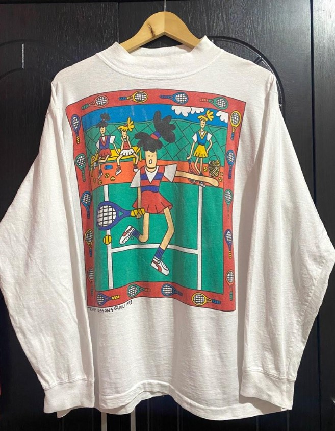 Vintage 1993 Juli Tennis Lesson Sweatshirt OutfitVintage 1993 Juli Tennis Lesson Sweatshirt Outfit For Men And Women