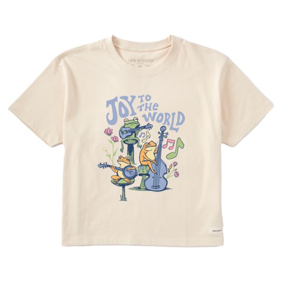 Women‚Äö√Ñ√¥s Forest Frogs Boxy Crusher Tee