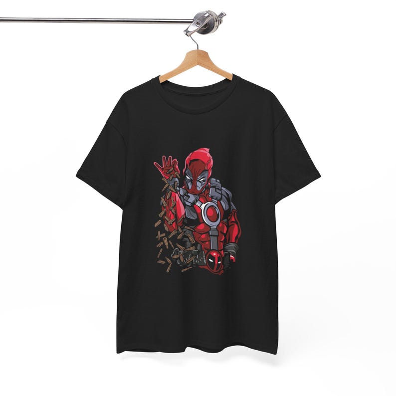 Deadpool | Anime Shirt | Vintage Comic Book | Retro Marvel Shirt | Unisex Heavy Cotton TeeDeadpool | Anime Shirt | Vintage Comic Book | Retro Marvel Shirt | Unisex Heavy Cotton Tee