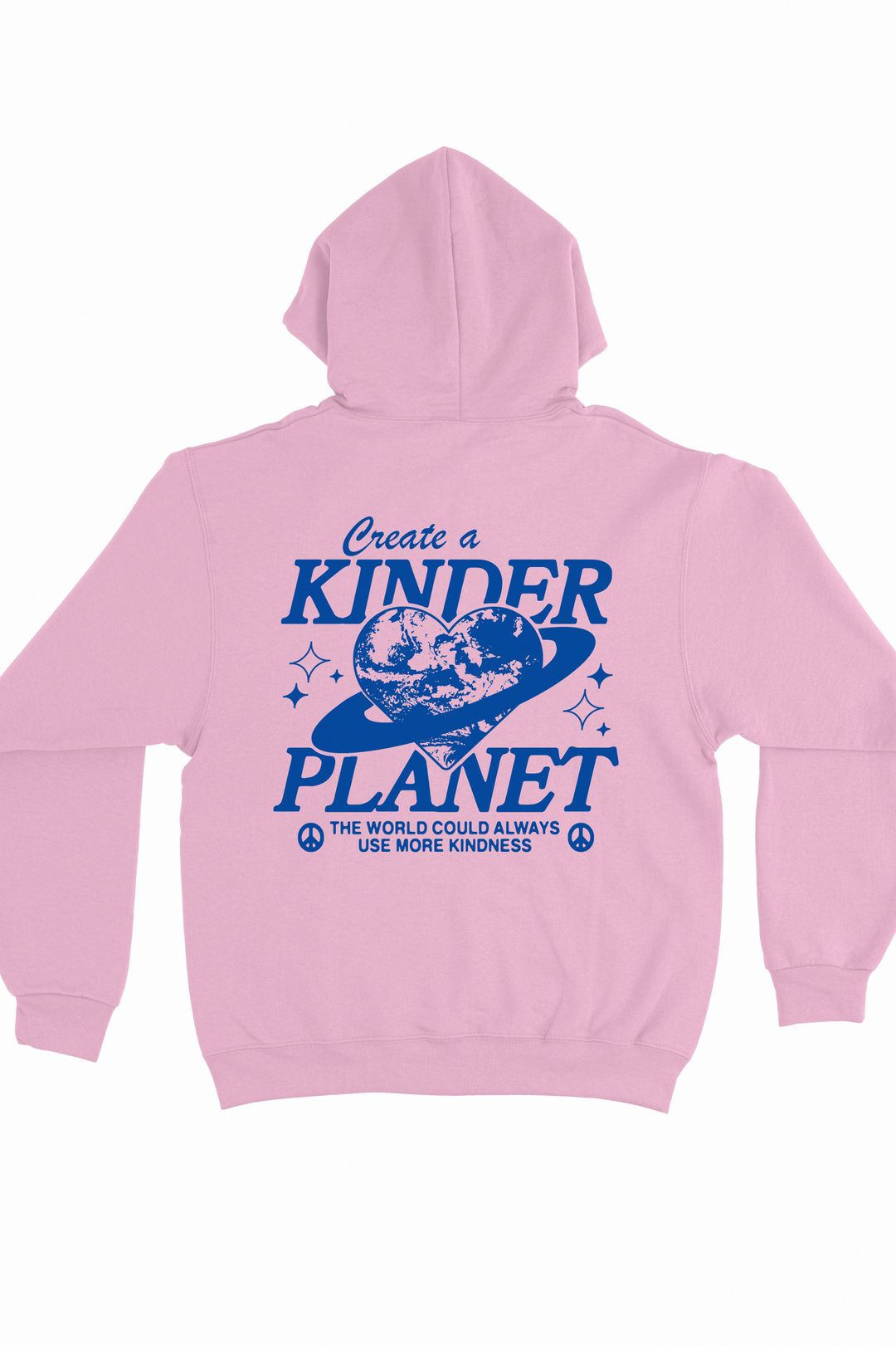 Kinder Planet Hoodie Navy - Pink