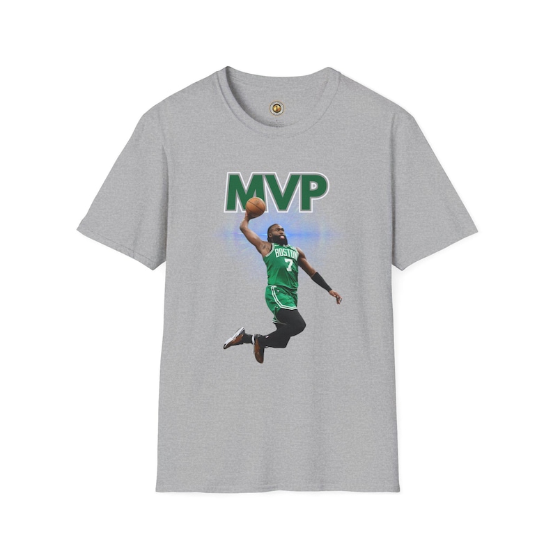 Boston Celtics MVP T-Shirt, Jaylen Brown Fan Gear, Basketball Shirt, Team Apparel