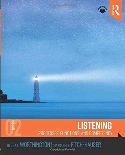 Listening: Processes, Functions, And Competency (PDF Instant Download)