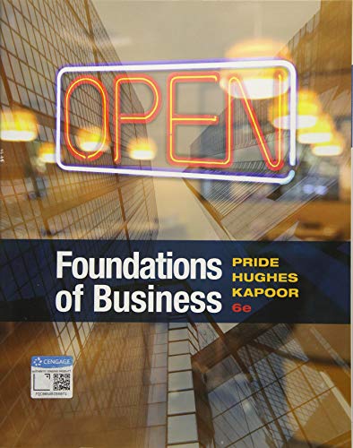 Foundations Of Business (PDF Instant Download)