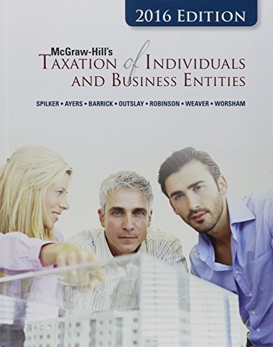 Mcgraw-Hill'S Taxation Of Individuals And Business Entities, 2016 Edition (PDF Instant Download)