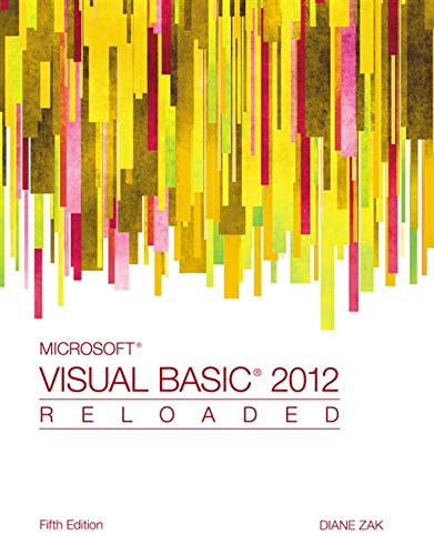 Microsoft Visual Basic 2012 : Reloaded (PDF Instant Download)