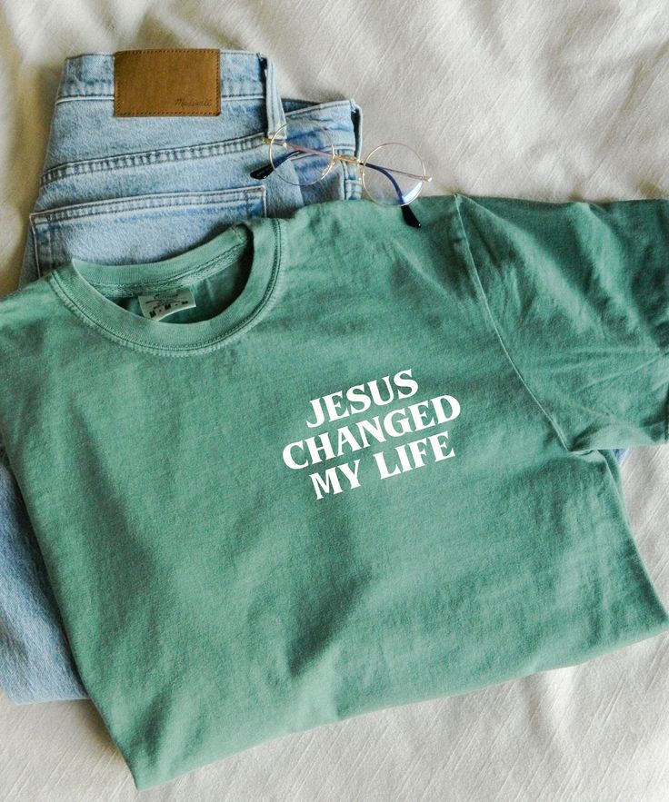 Jesus Changed My Life Shirt, God Lover Shirt, Christian Shirt, Church Shirt, Religious Shirt, Christian Tee, Jesus Lover Shirt, Jesus Tee