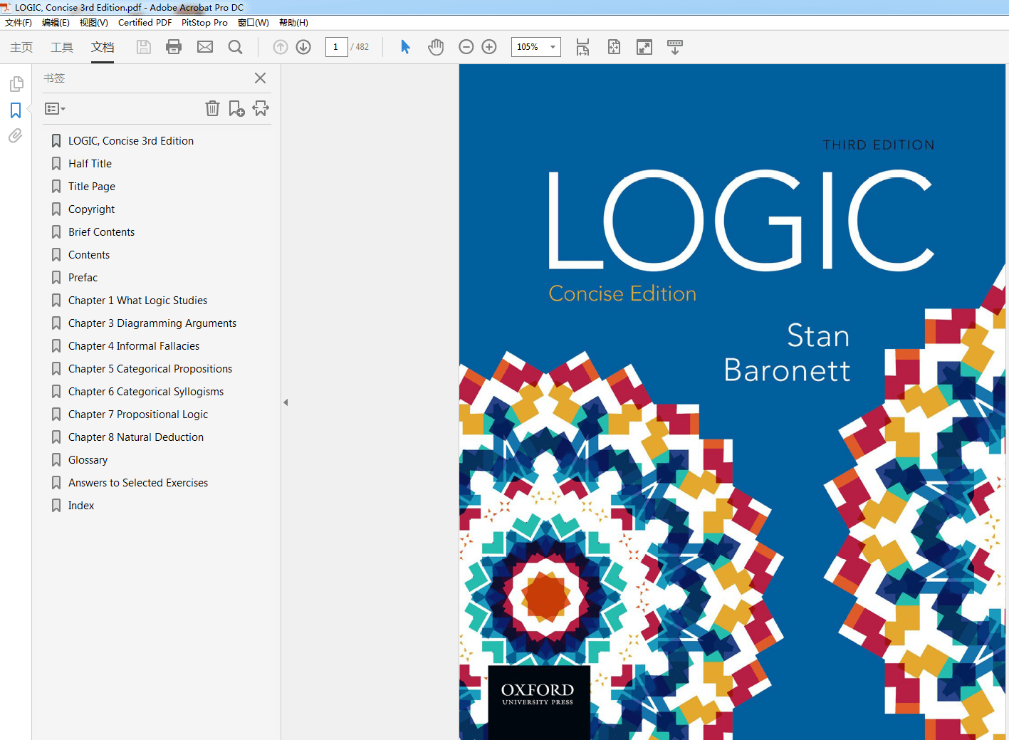 LOGIC Concise 3rd Edition by Stan Baronett (PDF Instant Download)