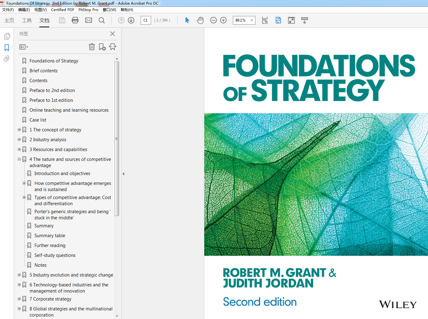 Foundations Of Strategy 2nd Edition by Robert M. Grant (PDF Instant Download)