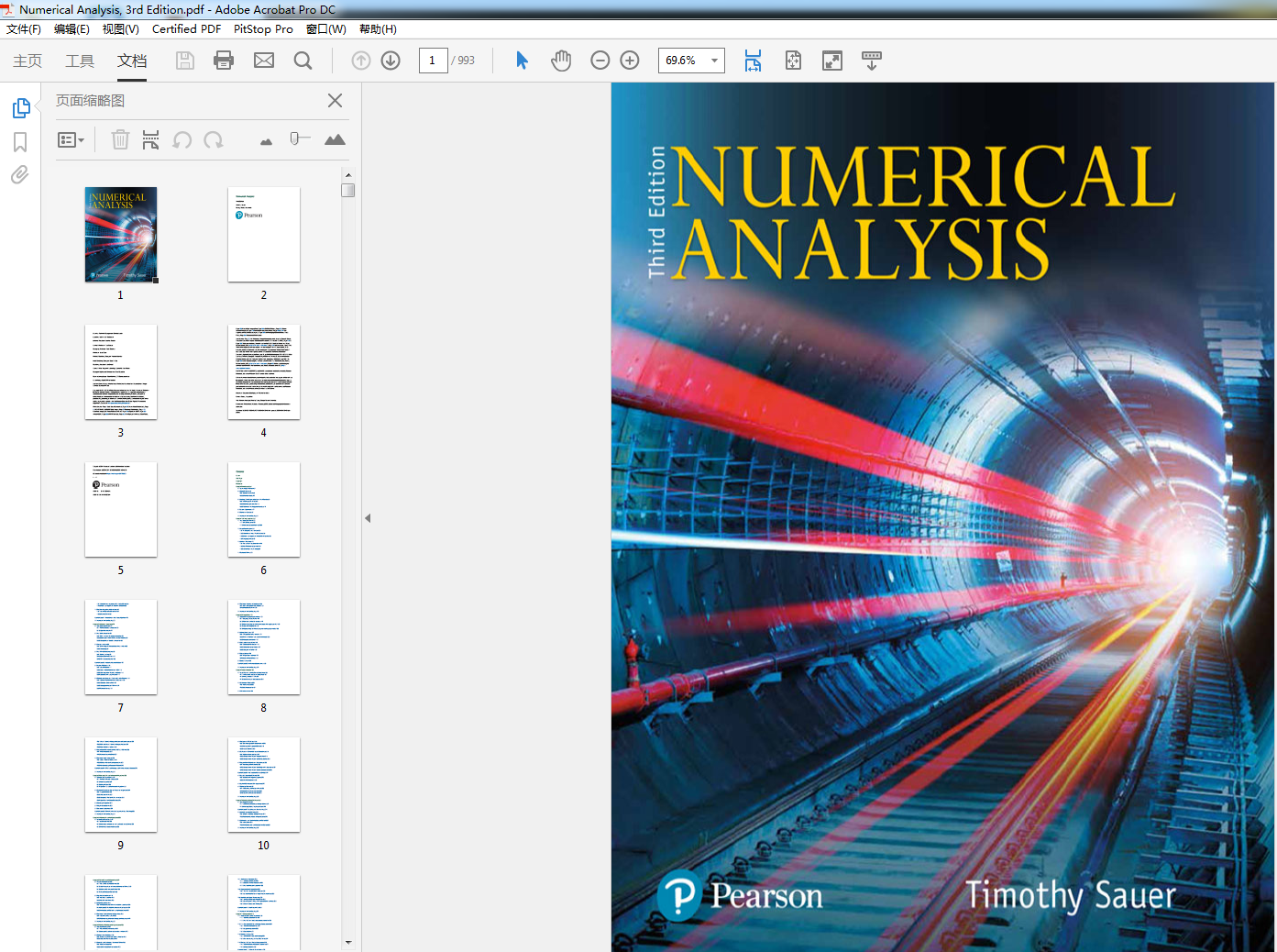 Numerical Analysis 3rd Edition by Timothy Sauer (PDF Instant Download)