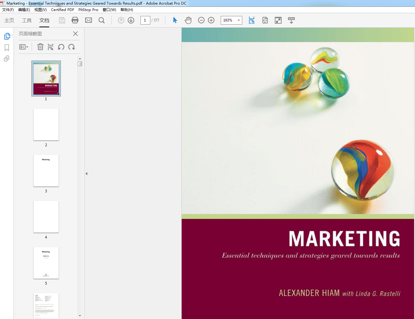 Marketing Essential Techniques and Strategies Geared Towards Results (PDF Instant Download)