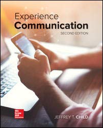 Experience Communication (PDF Instant Download)
