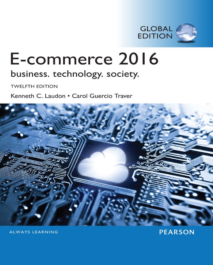 E-Commerce 2016; business technology society 12th 12E