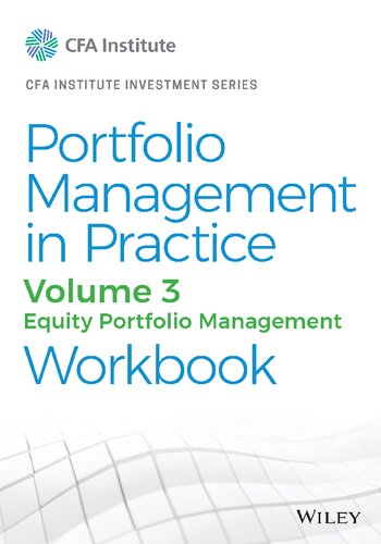 Portfolio Management in Practice, Volume 3: Equity Portfolio Management Workbook (PDF Instant Download)