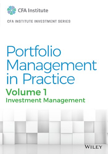 Portfolio Management in Practice, Volume 1: Investment Management (PDF Instant Download)