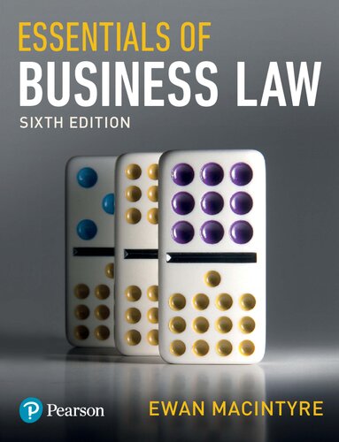 Essentials of business law. (PDF Instant Download)