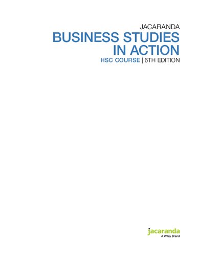 Jacaranda business studies in action hsc course (PDF Instant Download)