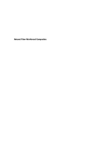 Natural Fiber-Reinforced Composites: Thermal Properties and Applications (PDF Instant Download)