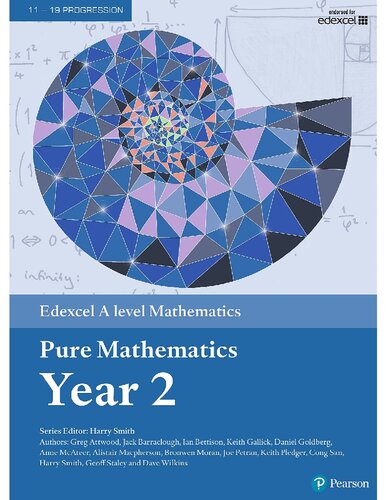 Edexcel A level Mathematics Pure Mathematics Year 2 Textbook + e-book (A level Maths and Further Maths 2017) (PDF Instant Download)