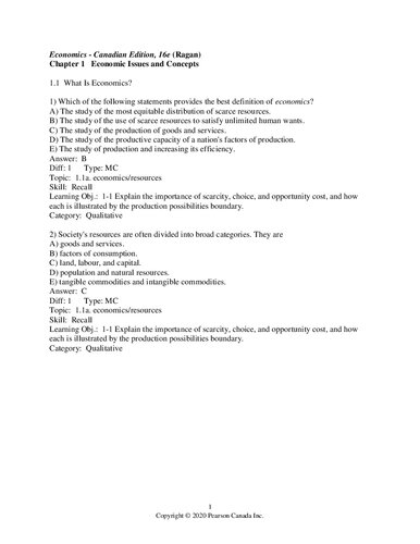 Macroeconomics [test bank] (PDF Instant Download)