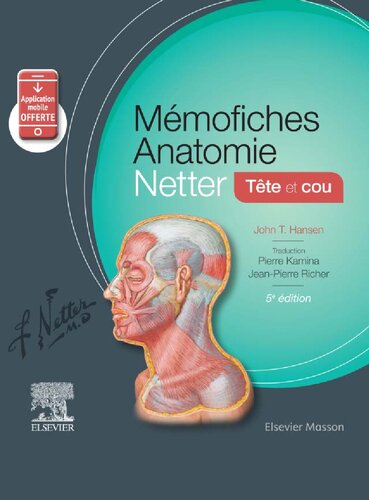 Memofiches anatomie – Tete et cou (PDF Instant Download)