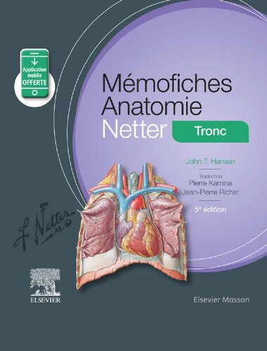 Memofiches anatomie – Tronc (PDF Instant Download)