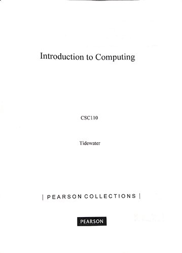 Introduction to Computing (PDF Instant Download)