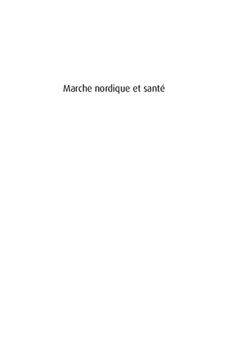 Marche nordique et santé (PDF Instant Download)