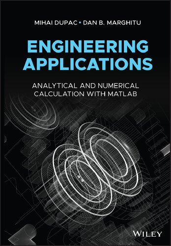 Engineering applications : analytical and numerical calculation with MATLAB (PDF Instant Download)