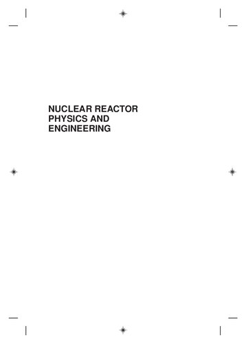 Nuclear reactor physics and engineering (PDF Instant Download)