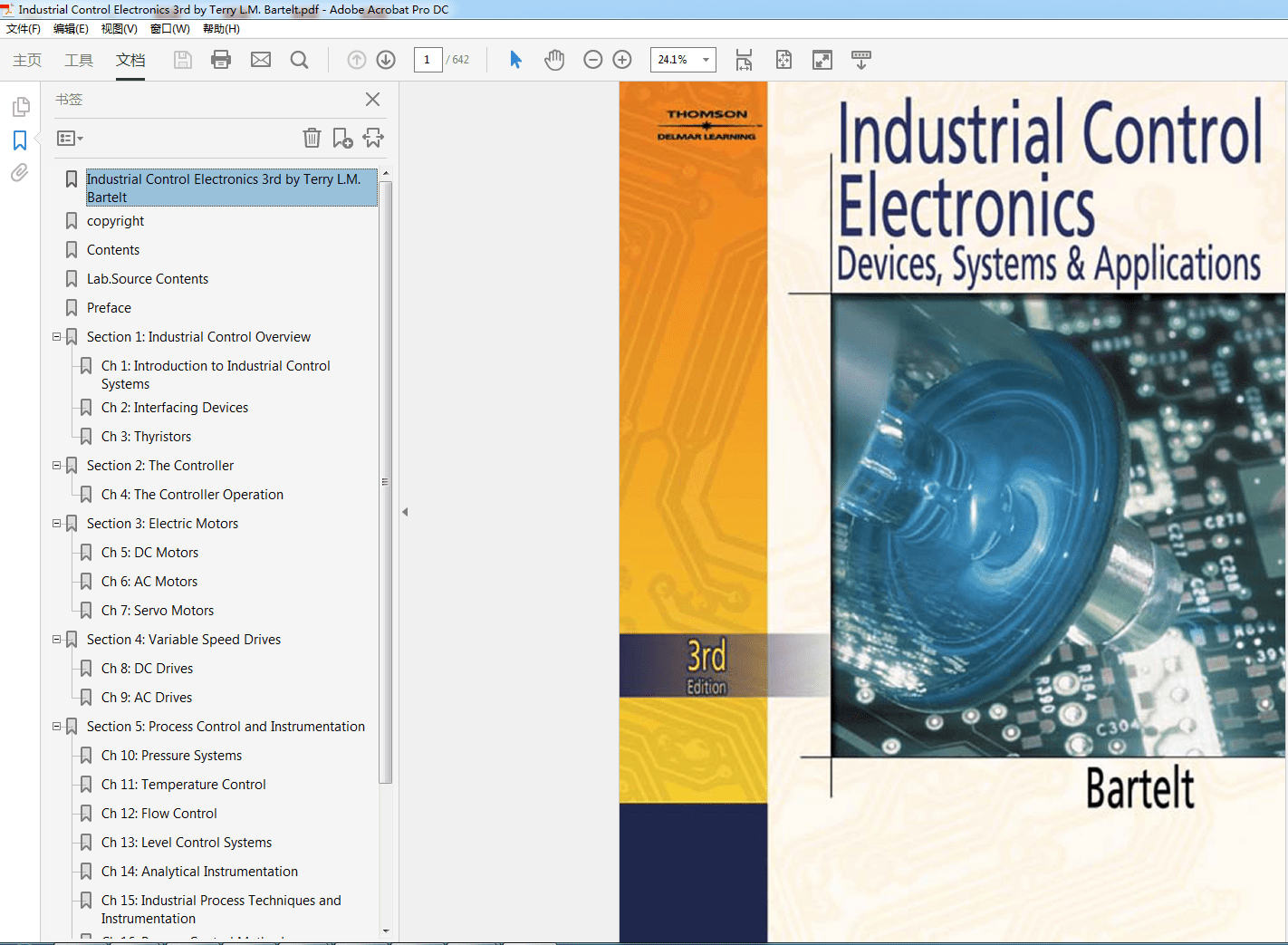 Industrial Control Electronics 3rd by Terry L.M. Bartelt (PDF Instant Download)