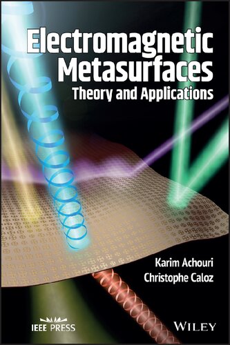 Electromagnetic Metasurfaces (PDF Instant Download)