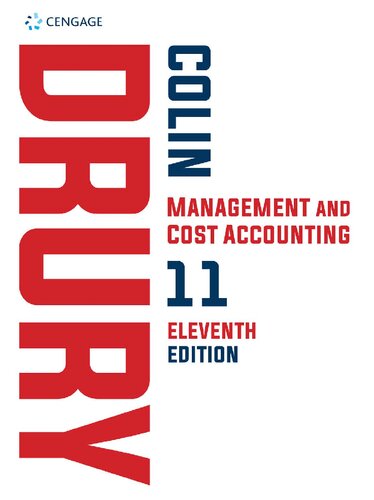 Management and Cost Accounting (PDF Instant Download)