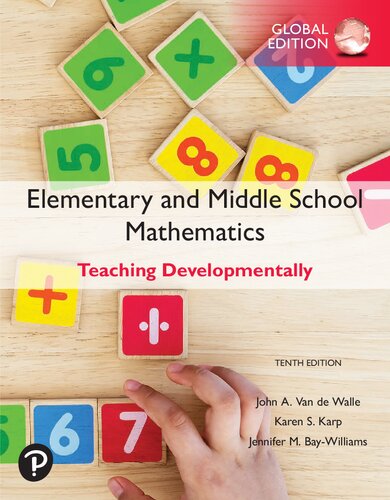 Elementary and Middle School Mathematics: Teaching Developmentally (PDF Instant Download)