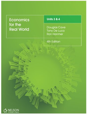 Economics for the Real World Units 3 & 4 (PDF Instant Download)