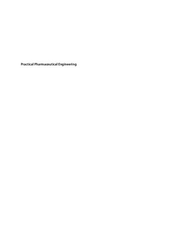 Practical Pharmaceutical Engineering (PDF Instant Download)