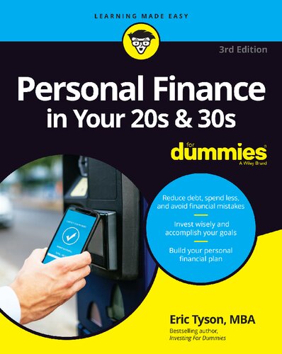 Personal Finance in Your 20s & 30s For Dummies (For Dummies (Business & Personal Finance)) (PDF Instant Download)