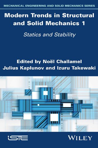 Modern Trends in Structural and Solid Mechanics 1: Statics and Stability (PDF Instant Download)