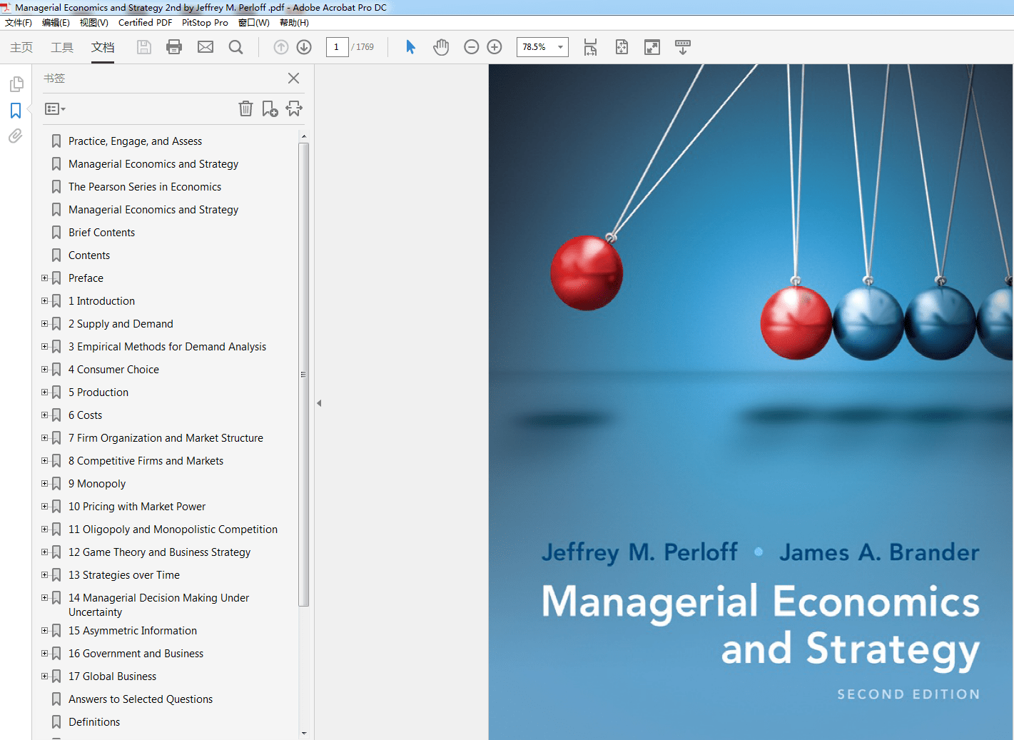 Managerial Economics and Strategy 2nd by Jeffrey M. Perloff (PDF Instant Download)