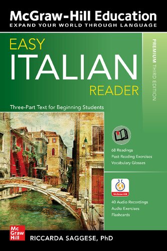 Easy Italian Reader, Premium Third Edition (PDF Instant Download)