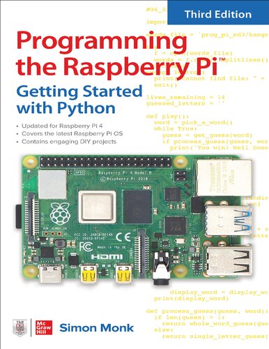Programming the Raspberry Pi, Third Edition: Getting Started with Python (PDF Instant Download)