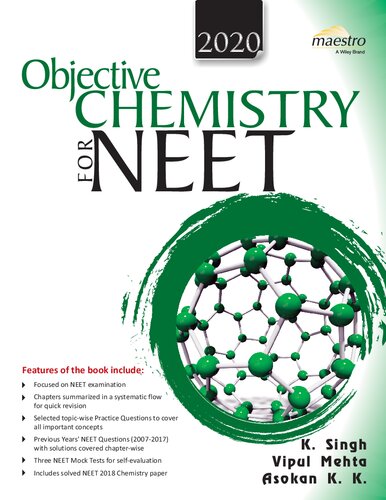 Objective Chemistry for NEET 2020 (PDF Instant Download)