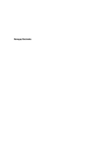 Nanogap Electrodes (PDF Instant Download)