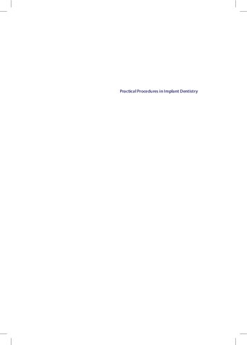 Practical Procedures in Implant Dentistry (PDF Instant Download)