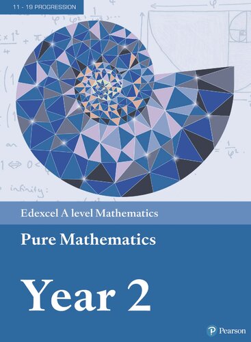 Edexcel A level Mathematics Pure Mathematics Year 2 (A level Maths and Further Maths 2017) (PDF Instant Download)