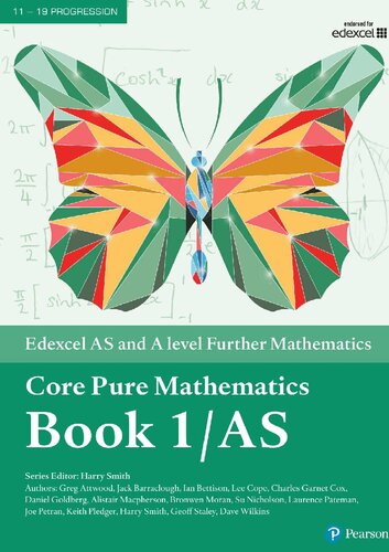 Edexcel AS and A level Further Mathematics Core Pure Mathematics Book 1/AS (A level Maths and Further Maths 2017) (PDF Instant Download)