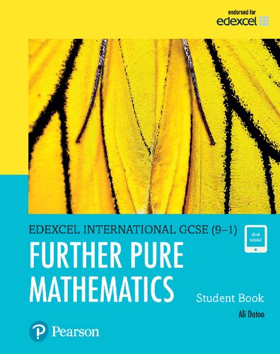 Edexcel International GCSE (9-1) Further Pure Mathematics Student Book (PDF Instant Download)