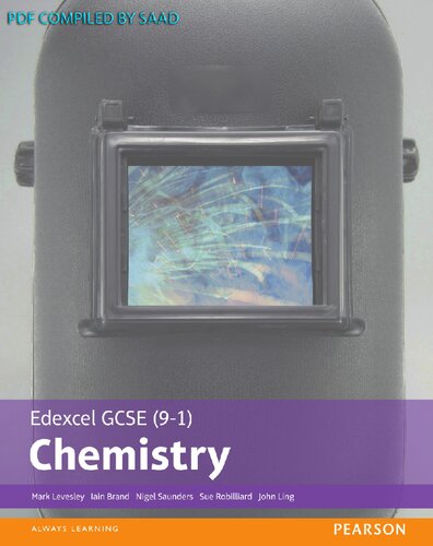 Edexcel GCSE (9-1) Chemistry (Edexcel (9-1) GCSE Science 2016) (PDF Instant Download)