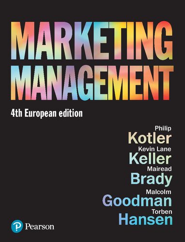 Marketing Management: European Edition (PDF Instant Download)