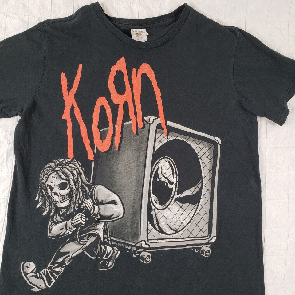 Vintage Korn Rock Music Band 2000s Metal Shirt OutfitVintage Korn Rock Music Band 2000s Metal Shirt Outfit For Men And Women